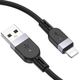Кабель для зарядки Lightning Apple iPhone HOCO X109 Energy |3м, 2,4A| Чорний - зображення 1