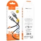 Кабель для зарядки MicroUSB Android HOCO X109 Energy |1м, 2.4A| Чорний - зображення 2