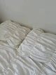 Комплект постільної білизни DreamCraftedBedding «Плин» молочний півтораспальний 150x215 Сатин - зображення 7