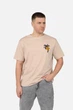 Футболка с коротким рукавом мужская XS цвет бежевый YUKI ЦБ-00270057 - изображение 1