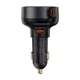 ОЗУ Baseus Enjoyment Pro Car Charger USB + Retractable Type-C Cable 60W black - изображение 2