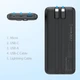 Powerbank Choetech 10000mAh 22.5W Fast Charge Black (B654-BK) - obraz 5