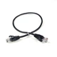 Патч-корд Hypernet PC-UTP-05M 0.5м литий чорний UTP RJ45 кат. 5Е - изображение 1