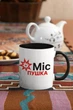 Чашка з принтом "Міс пушка" на подарунок для подруги, дівчини керамічна 330 мл біла з чорною ручкою - зображення 2
