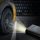 Портативный автомобильный компрессор Lesko JN-8055 6000mah беспроводной с дисплеем фонариком Type-C - изображение 2