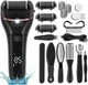 Электрическая роликовая пилка пемза для ног и пяток аккумуляторная Electric Callus Remover с LCD дисплеем и функцией самоочистки + большой комплект по уходу за ногами - изображение 1