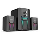Акустика XTRIKE ME Wired Speaker SK-612, 5W, 2x3W, RGB, USB, AUX, black - изображение 2