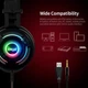 Проводная игровая гарнитура iPega Gaming with RGB LED PG-R008, 3.5mm, Noice Reduction, 2.2m, black - изображение 5
