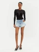Шорты джинсовые Pinko 27 голубой 104593 - изображение 1