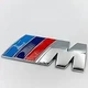 Шильдик BMW на крило М металева наклейка хром - зображення 3