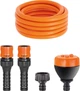 Шланг поливочный пружинный Claber 1/2" TWIDDY 25 м с коннекторами и распылителем (93370000) - изображение 2