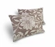 Комплект декоративних подушок Firanka Flowers 50х32см 2шт коричневий з молочним (п_0758) - зображення 1