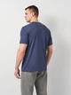 Футболка хлопковая длинная мужская GANT 2003184-902 2XL Индиго (7325707157172) - изображение 2