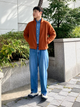 Куртка Шерпа демисезонная мужская Uniqlo 219202624 XL Оранжевая (1159826895) - изображение 2