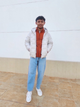 Куртка Шерпа демисезонная мужская Uniqlo 219202624 XL Оранжевая (1159826895) - изображение 9