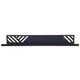 Полка Металлическая 60см х 8см Glozis Nord Black 60 K-008 - изображение 1