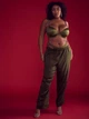 Комплект белья (лиф+трусики бразилиана) со стразами Victoria's Secret (2133866495154) Bombshell Push-Up 75D/L зеленый - изображение 1