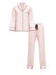 Женская пижама (штаны+Рубашка) Victoria's Secret Flannel Pajama XS розовая - изображение 3