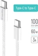Кабель ColorWay Type-C - Type-C braided cotton PD Fast Charging 60W 3А 1 м Grey (CW-CBPDCC061-GR) - изображение 2