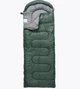 Спальный мешок Зеленый 220x70см 1.3 kg Sleeping Bag, спальник-одеяло с капюшоном - изображение 2