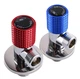 Комплект кранів кутових кераміка SOLOMON EXCLUSIVE 1/2″X1/2″ 9889 RED/BLUE (комплект2шт.) - зображення 4