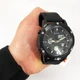 Часы наручные мужские SKMEI 1757BKWT BLACK-WHITE, армейские часы противоударные. Цвет: черный - изображение 8