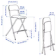 Барный стул FRANKLIN IKEA 504.064.65 - изображение 8