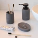 Дозатор для рідкого мила MBM MY HOME London BA-42 GRAY сірий - изображение 6