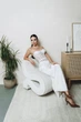 Весільна сукня ANGEL FASHION DRESS 2728 розмір L, молоко - зображення 4