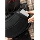 Велика шкіряна жіноча поясна сумка бананка Sambag DynamicDart чорна - зображення 10
