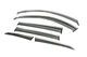 Вітровики з хромованим молдингом Niken Luxury (Для X-trail, 6 шт) для Nissan X-trail T33/Rogue 2022- рр - зображення 2