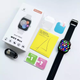 Умный смарт часы WK9 Max Черный + защитный кейс и пленка Smart Watch Android и iOS Фитнес браслет 2025 - изображение 2