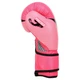 Перчатки боксерские детские PU HARD TOUCH (размер 6oz, Розовый-черный) (BO-7709_Розовый-черный_6_унцы) - изображение 3
