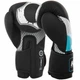 Перчатки боксерские PU HARD TOUCH BO-8469 (размер 10oz, Черный-голубой) (BO-8469_Черный-голубой_10_унц) - изображение 2