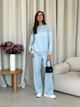 Джемпер вязаный ART KNIT Katrin Голубой L/XL - изображение 7