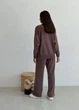 Брюки вязаные ART KNIT Katrin Шоколад, XXL 033275 - изображение 7