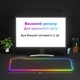Ігрова поверхня, килимок для миші MISSION RGB LED з 14 режимами освітлення 800х300 мм - зображення 2