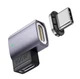 Магнітний адаптер 11Pin 100W 5А Type C – USB C кут 90° з конектором Швидка зарядка Передача даних - зображення 1