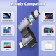 Магнітний адаптер 11Pin 100W 5А Type C – USB C кут 90° з конектором Швидка зарядка Передача даних - зображення 10