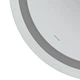 Дзеркало 90x70 см LED Touch Сенсор Фасадне підсвічування Діммер Антизапотівне Mixxus Premium ELLIPSE MV05-90x70-REVERSE Anti-fog підігрів Скло 5 мм із Срібною амальгамою Алюмінієвий каркас Товщина 3 см (MP6644) - зображення 9