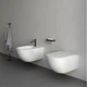 Биде подвесное Nic Design Pin 004706001 wall hung white glossy - изображение 2