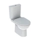 Унитаз-компакт Geberit Selnova Rimfree 501.753.00.1 с сиденьем - изображение 1