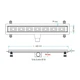Трап Valtemo Starline Black Base VLD-562420 60 см с вращающимся отводом Butyl 50 мм - изображение 2