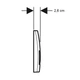 Кнопка змиву Geberit Delta 50 115.119.DW.1 RAL 9005 чорна - зображення 4