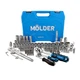 Набір інструментів професійний Molder MT60108 в кейсі 1/2" 1/4" 108 шт - зображення 1