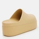 Женские сабо Crocs Dylan Platform Clog Wht 209869-209 39-40 (W9) 25 см Wheat (196265757619) - изображение 5