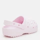 Женские кроксы Crocs Classic Floral Cut Out Clog PkM 210927-6ZW 36-37 (M4/W6) 23.5 см Pink Milk (198445118111) - изображение 5