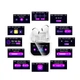 Беспроводные наушники HOCO EW82 Sparkle true wireless touch screen BT headset, BT5.4, 30mAh, 300mAh, 4h, white - изображение 5