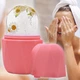 Силиконовая форма-массажер ролик для лица льдом Ice Roller Розовый - изображение 1