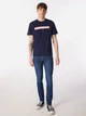 Футболка хлопковая длинная мужская Wrangler W241199 S Темно-синяя (8684555030808) - изображение 4